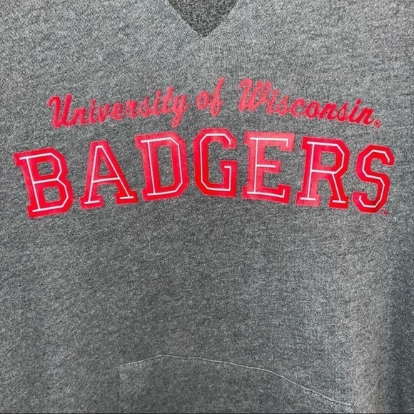 PINK Victoria’s Secret Wisconsin Badgers Hoodie Sweatshirt Size Extra Small - Picture 3 of 13